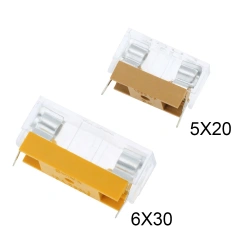 Transparent Glass Tube Fuse Holders